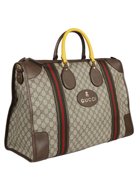 gucci g logo duffle bag|genuine gucci duffle bags.